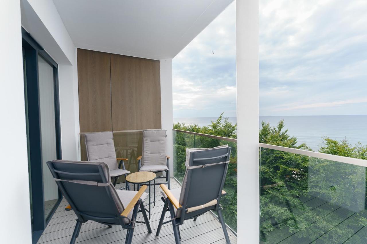 Apartament Kapitanski Z Widokiem Na Morze 4 Pietro - By Perlowa Przystan Rent シャノジェンティ エクステリア 写真