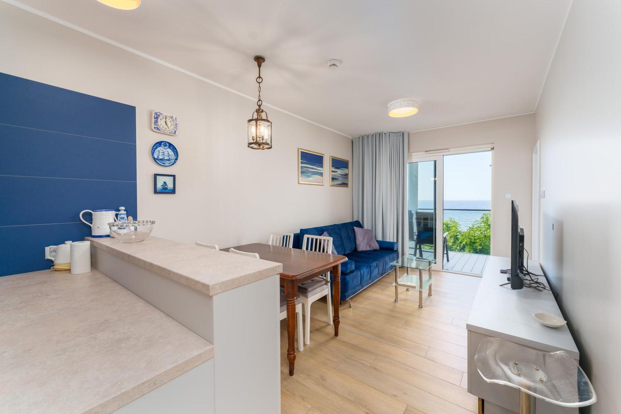 Apartament Kapitanski Z Widokiem Na Morze 4 Pietro - By Perlowa Przystan Rent シャノジェンティ エクステリア 写真